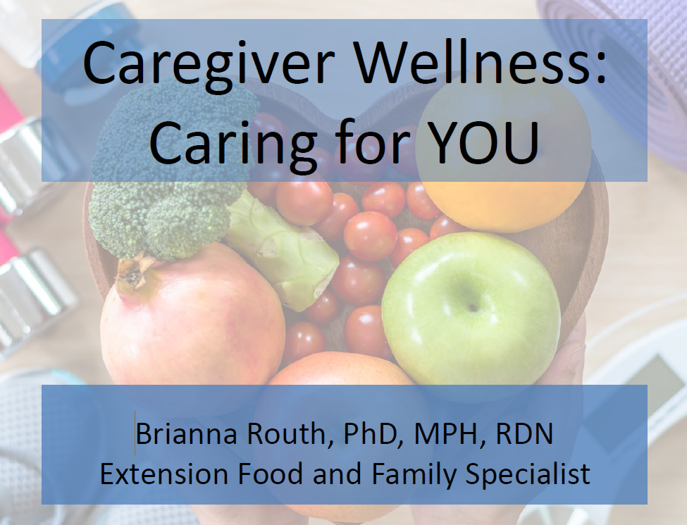 Caregiver Wellness Presentation slide